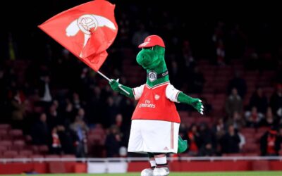 THE MAN BEHIND ARSENAL MASCOT GUNNERSAURUS